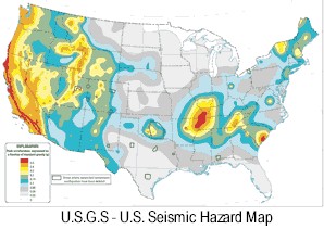 USGS Seismic Map
